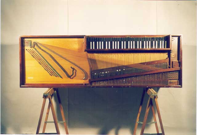 Tafelklavier anonym, ca. 1800; Grundriss