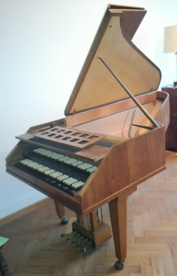 Cembalo zweimanualig Modell "Cristofori" J.C. Neupert Bamberg / Nürnberg #18786 (1956)